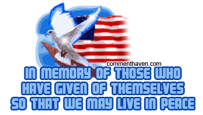 In Memory picture for facebook