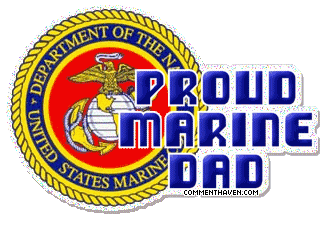 Proud Marine Dad picture for facebook