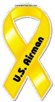 Yellow Ribbon Airman picture for facebook