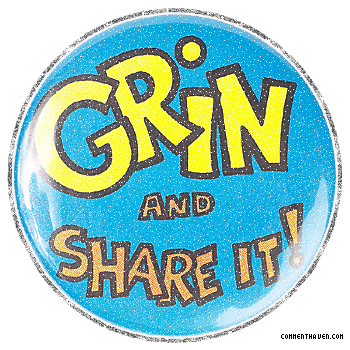 Grin Button picture for facebook