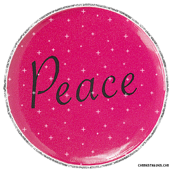 Peace Button picture for facebook