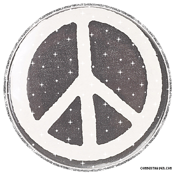 Peace Button picture for facebook