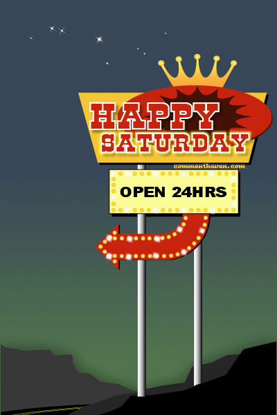 Saturday Retro Sign picture