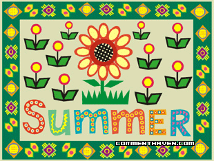 Summer Fllowers picture for facebook