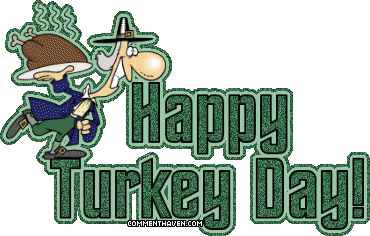 Happy Turkey Day Green picture for facebook