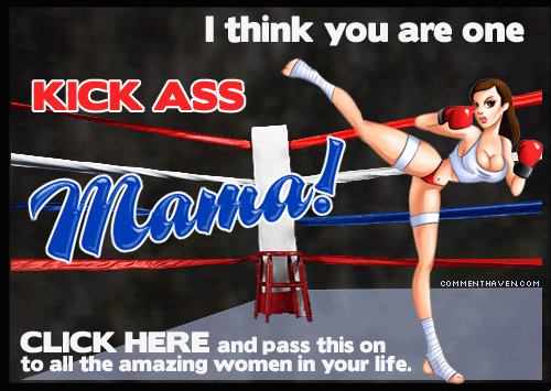 Kickboxer Mama picture for facebook
