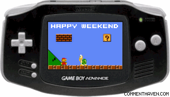 Game Boy Happy Weekend picture for facebook