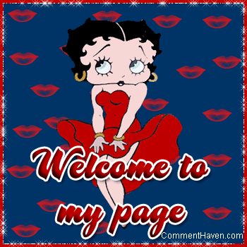Betty Boop Welcome picture for facebook
