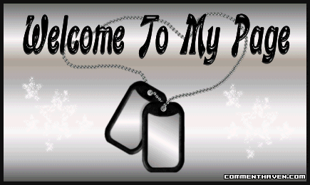 Welcome To My Page Dog Tags picture
