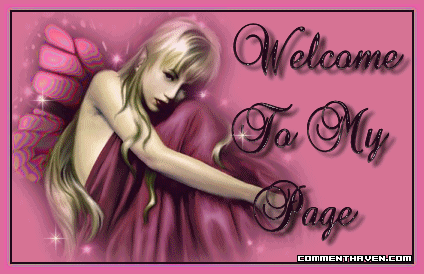 Welcome To My Page Pink Fairy picture