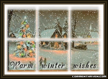 Warm Winter Wishes picture for facebook