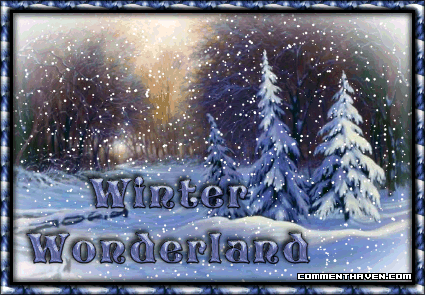 Winter Wonderland picture for facebook