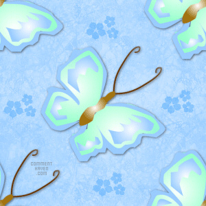 Blue Butterflies Background