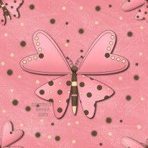 Pink Butterfly Background