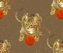 Yarn Cat Background