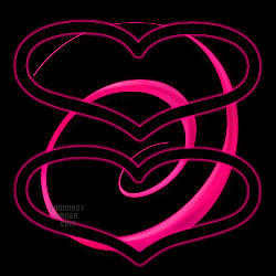 Black Pink Heart Background