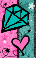 Drawn Diamond Heart Background