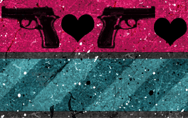 Gun Heart Background