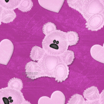 Pink Bear Background
