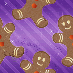 Gingerbread Men Background