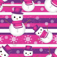 Pink Snowman Background