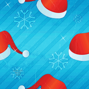 Santa Hats Background