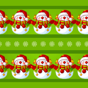 Snowman Stripes Background