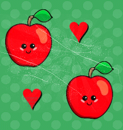 Apple Heart Background