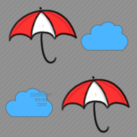 Cloud Umbrella Background