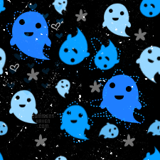 Ghost Blue Background