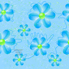 Baby Blue Green Background