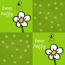 Bee Happy Background