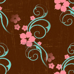 Faded Flowers Background