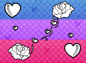 Flower Heart Background