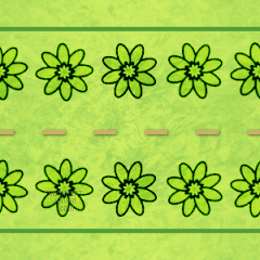 Green Flowers Background