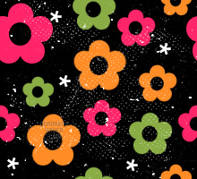 Grunge Flower Background