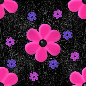 Hot Pink Flowers Background