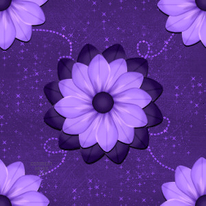 Purple Scrap Flowers Background