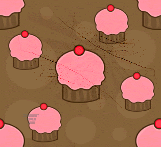 Cherry Cupcakes Background