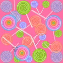 Pink Lollipops Background