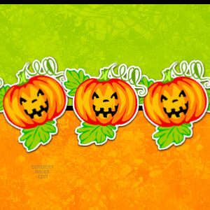 Pumpkin Line Background