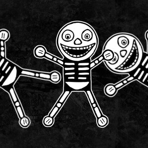 Skeleton Man Background