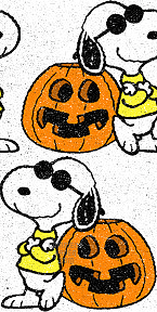 Snoopy Jackolantern Background