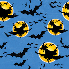 Witch Bats Background