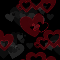 Black Red Heart Background