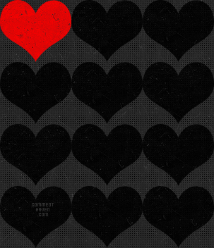 Dropping Color Hearts Background