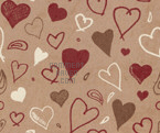 Heart Scribbles Background