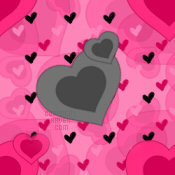 Heart Storm Background