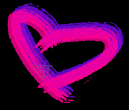 Neon Pink Heart Background