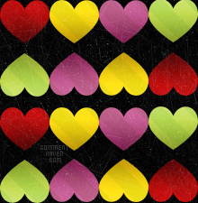 Paper Hearts Background